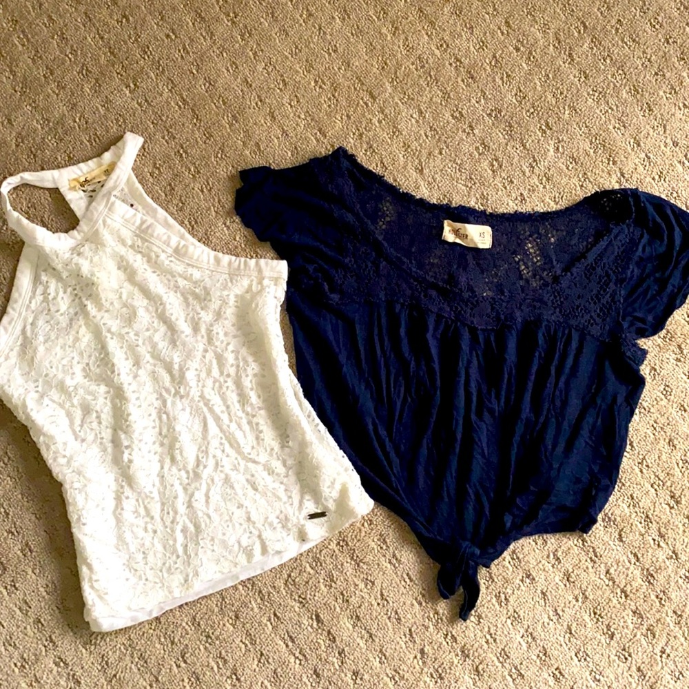 Cute Hollister summer tops, size extra small
